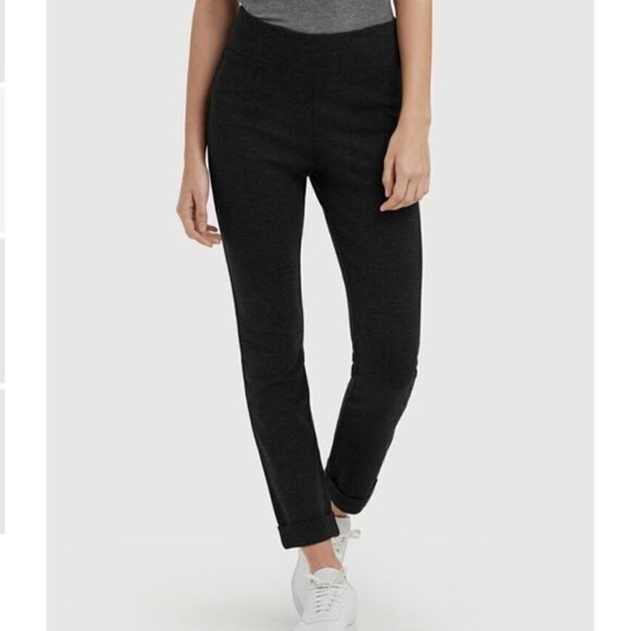 Kit and Ace Navy Midnight Blue Cuffed York Pants Pull On Stretchy Trouser Size 0 - Picture 3 of 16